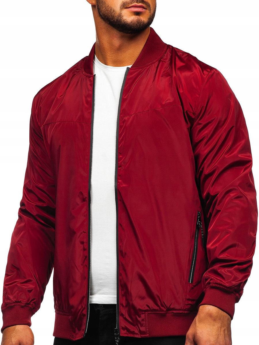 

Kurtka Męska Przejściowa Bordowa W3909 DENLEY_2XL