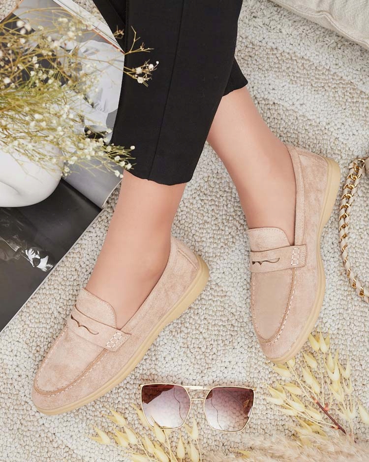 JASNOBRĄZOWE MOKASYNY DAMSKIE RIMETT 38 Płeć kobieta