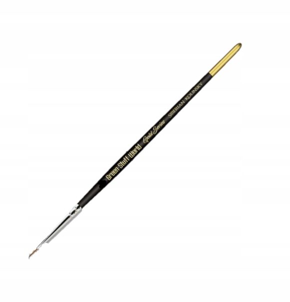 GOLD SERIES Siberian Kolinsky Brush - Size 0