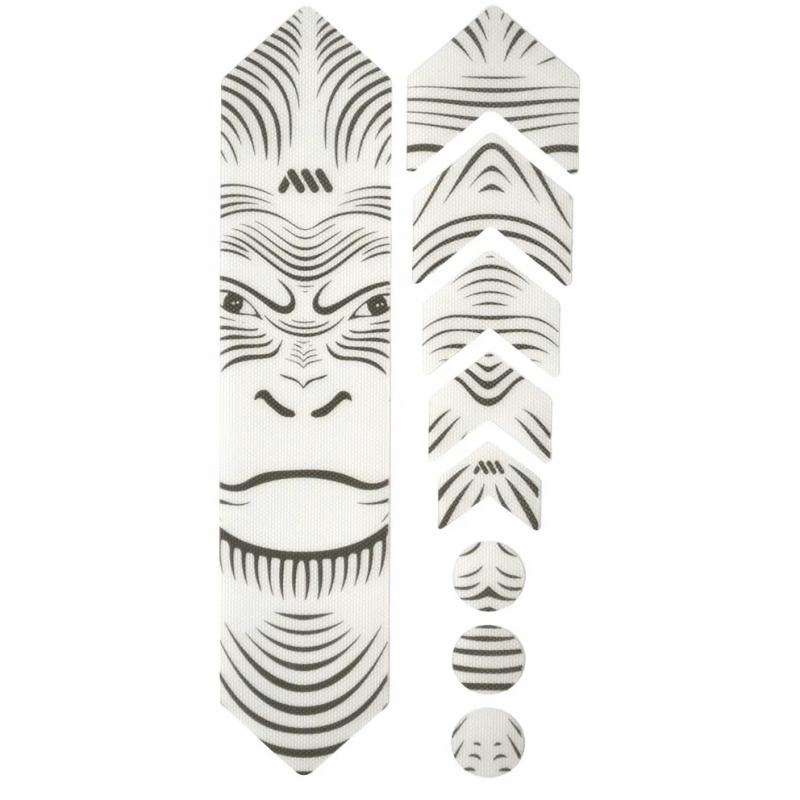 Ams Nálepky Honeycomb Frame Guard Basic Ape ochranné na světlý rám opice še