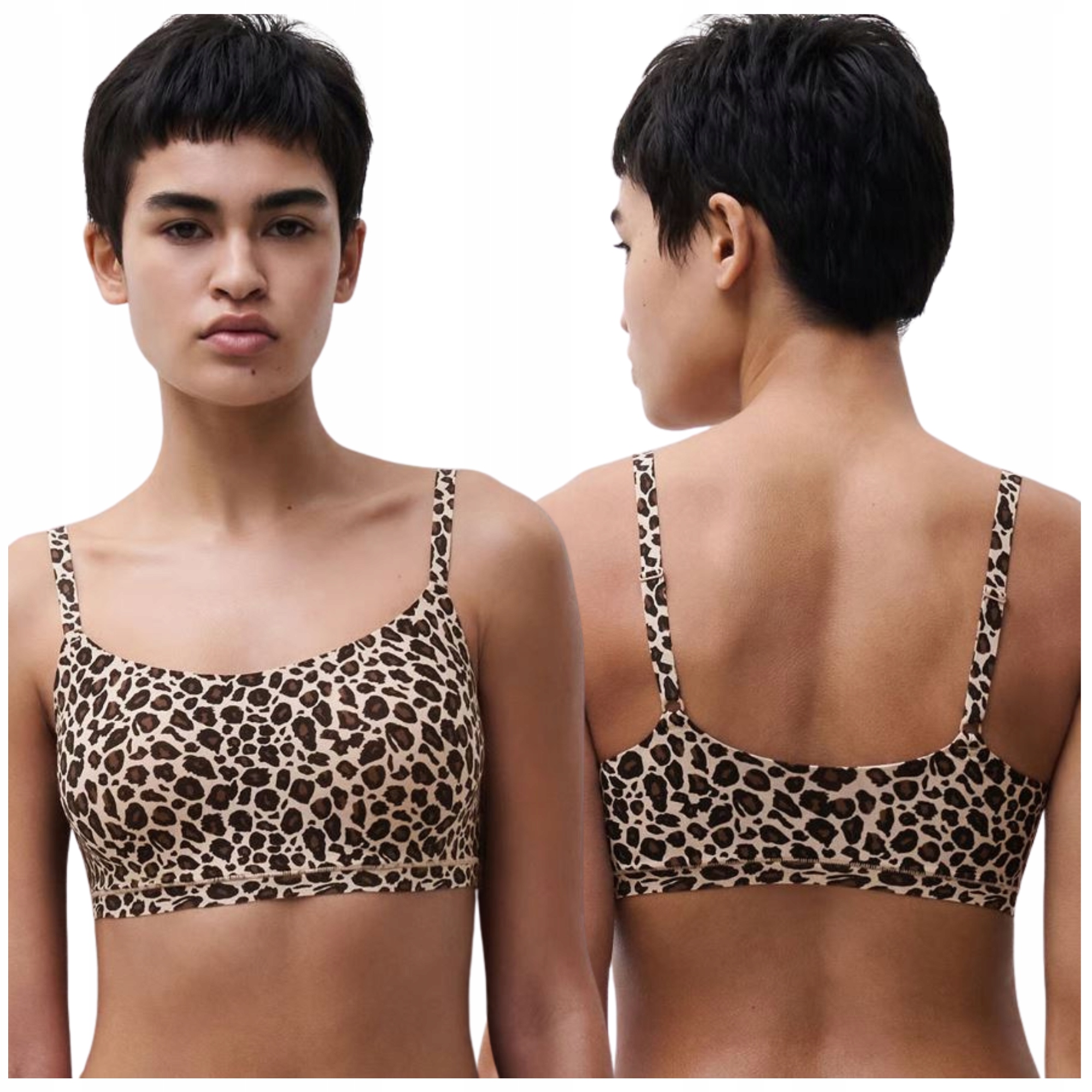 Podprsenka pohodlná bez kostic Chantelle softstretch pantera Xs/s