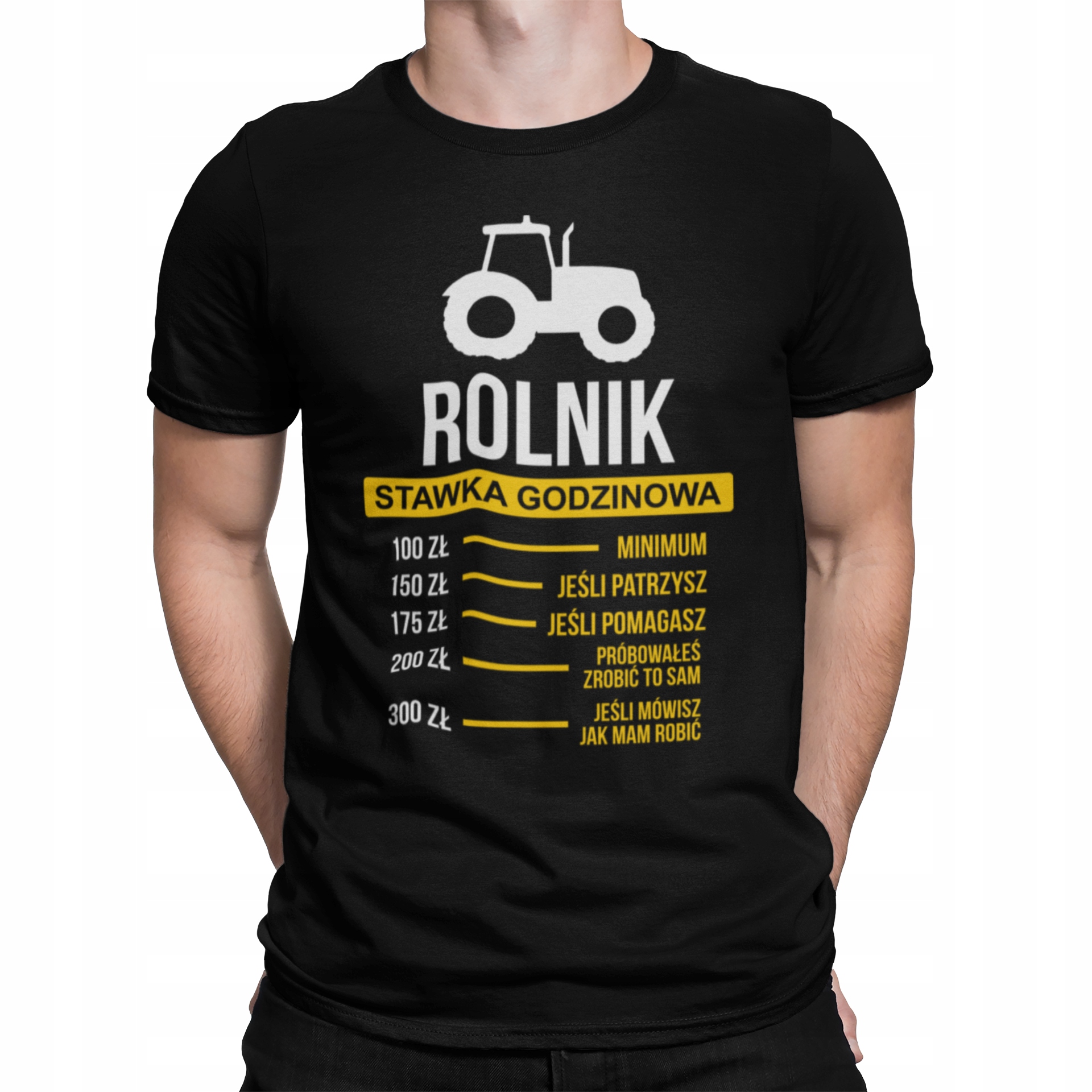 

Koszulka Rolnik Traktor Stawka Godzinowa
