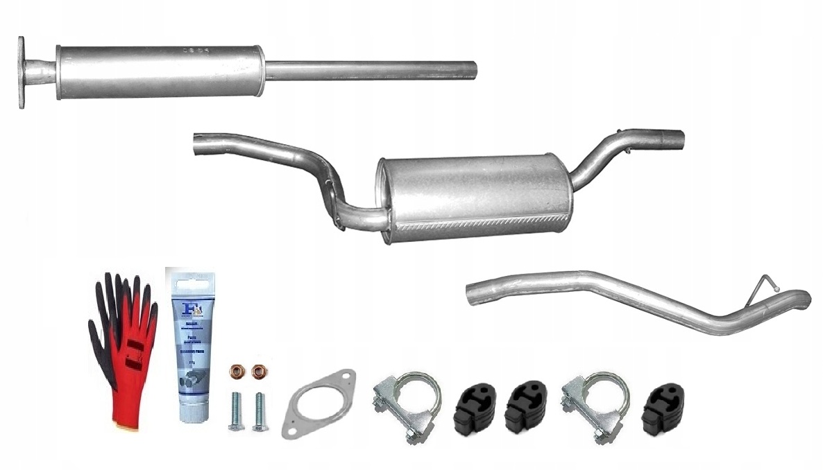 Ford Focus MK2 1.4 1.6 (2004-2011) Kombi sada tlumičů výfuku bonus