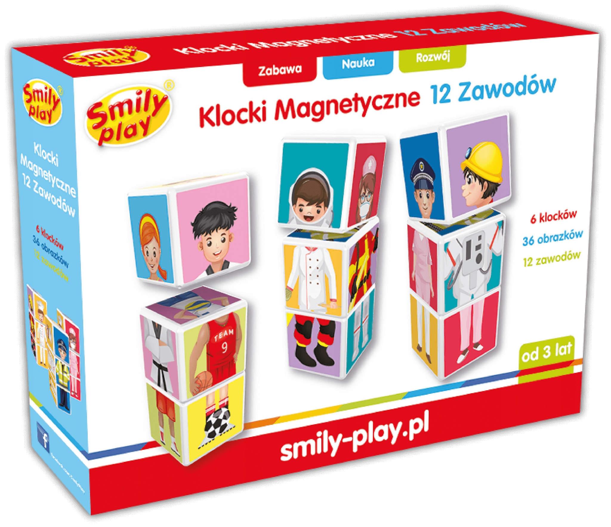 

Klocki Magnetyczne Kostki Edukacyjne Zawody