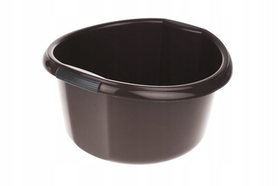 

Bentom Miska okrągła z uchwytami 10 L brązowa