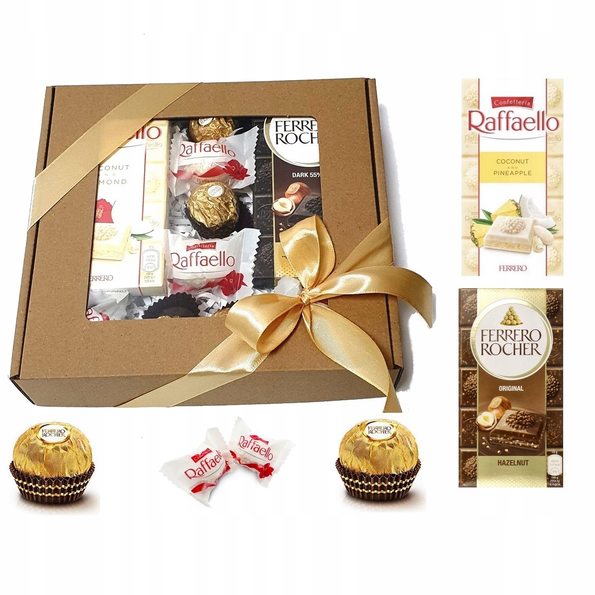 Levně Dárková Sada Raffaello Ferrero Rocher Pro Každého Balíček Sladkostí