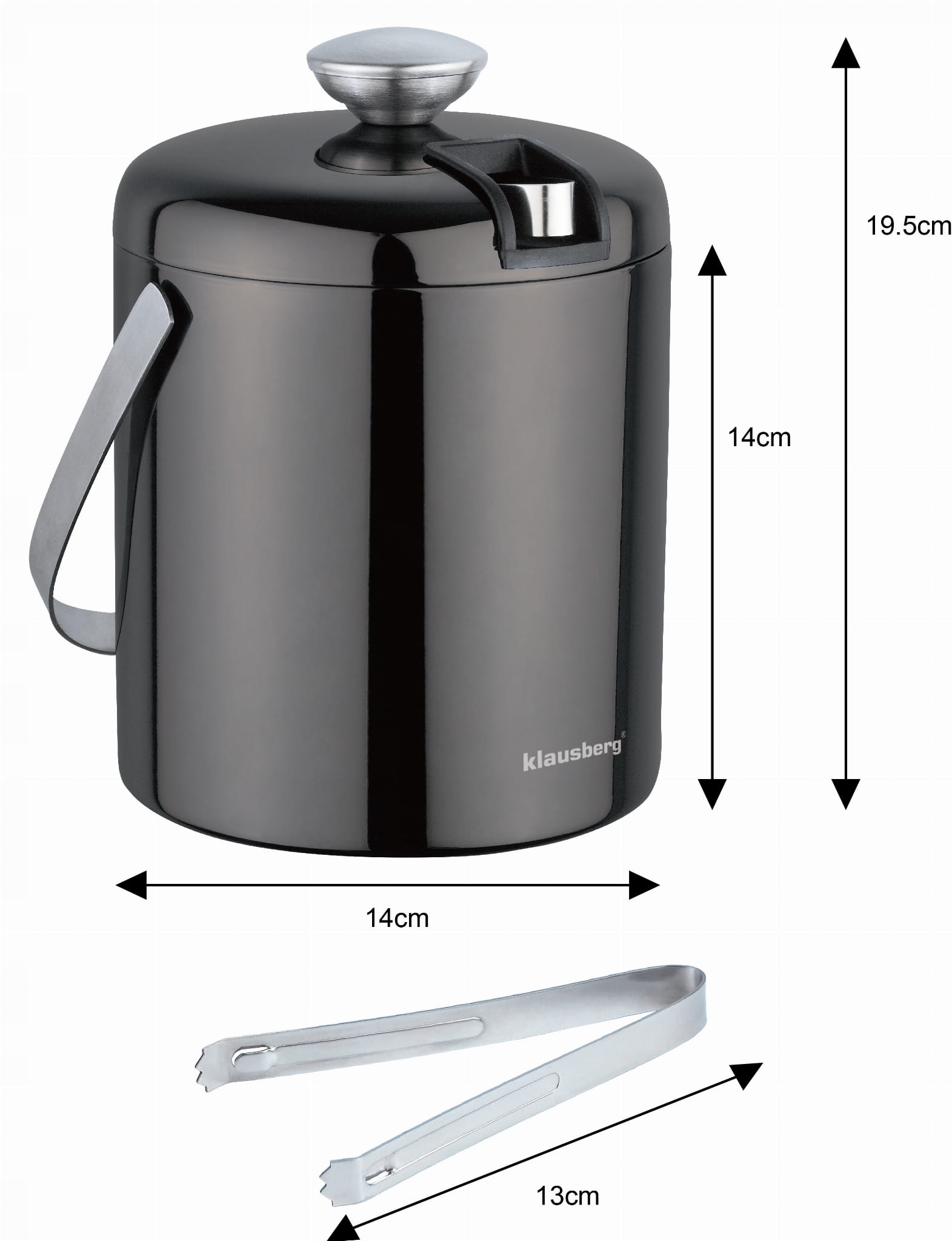 WIADERKO POJEMNIK DO LODU i SZCZYPCE LUGO 1,3 Lit. Rodzaj wiaderko