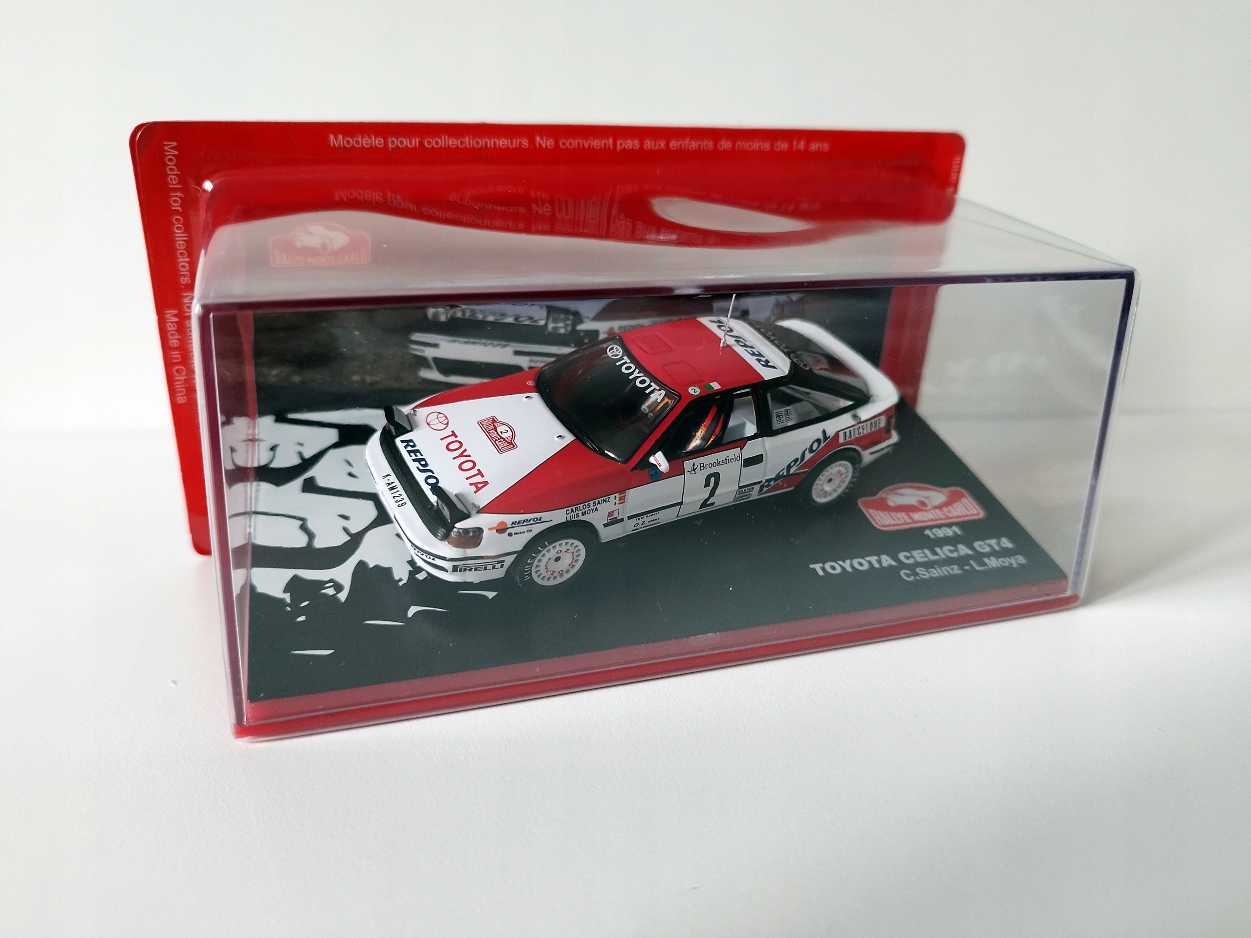 Toyota Celica GT4 Rallye Monte Carlo 1991 C.Sainz L.Moya 1:43