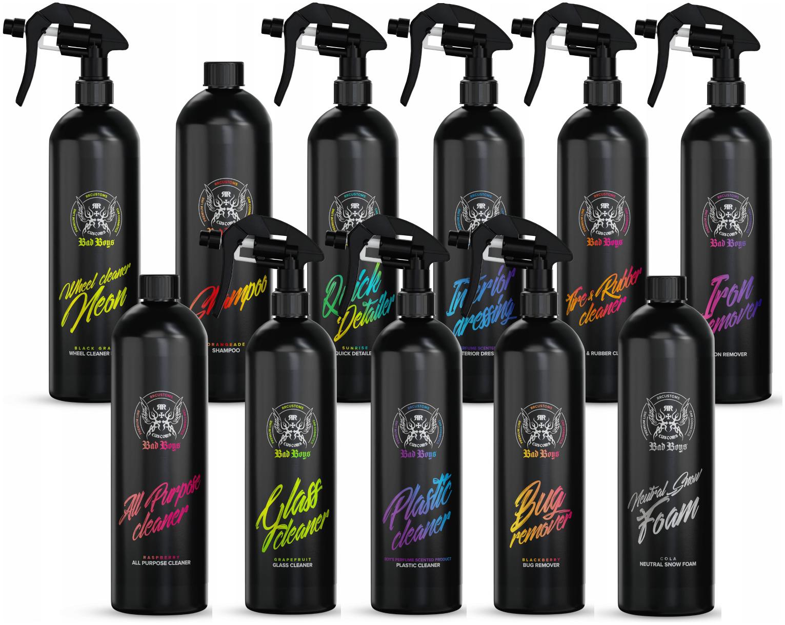 RR Customs RRC Bad Boys Mega Zestaw Kosmetyków Do Auta Detailing Prezent