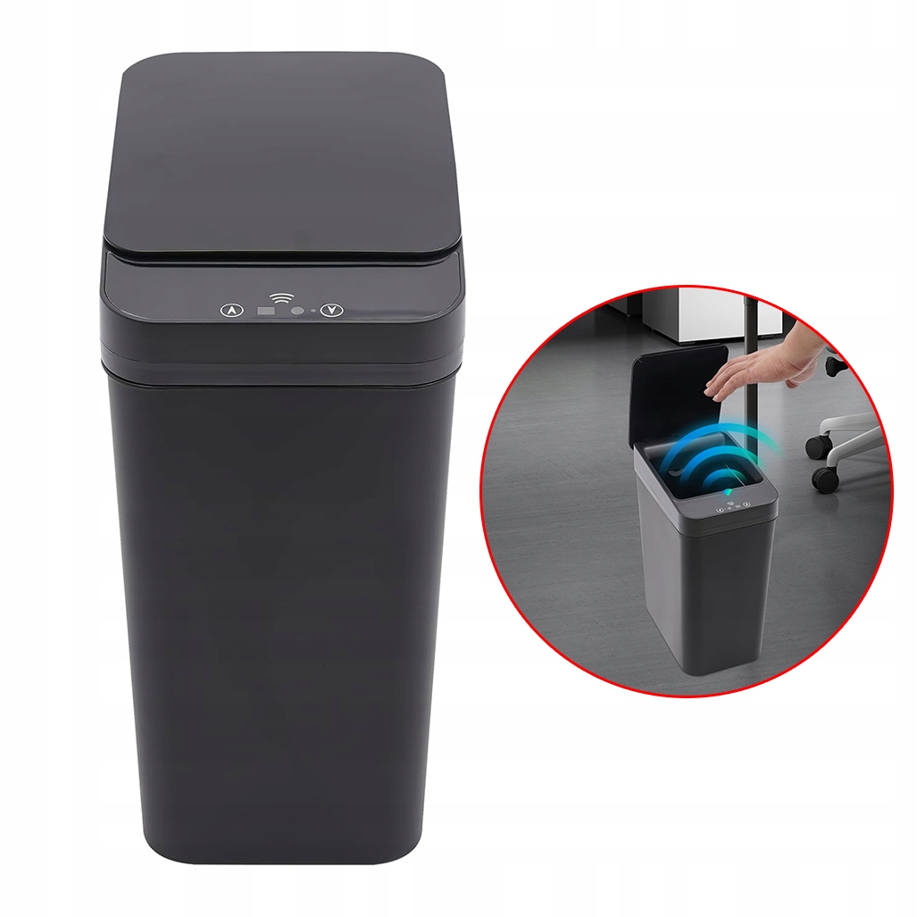 Levně Automatický Zásobník Na Odpadky 12 L, Bezdotykový Pohybový Senzor Abs Pp