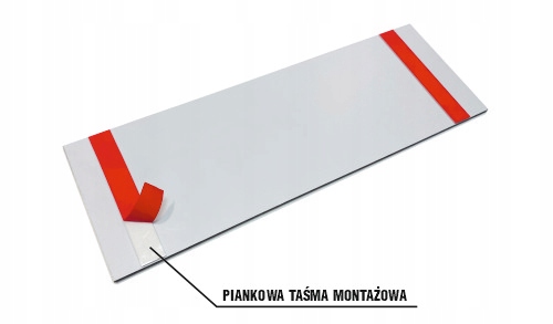 Tabliczka z taśmą OPA-101 - MAGAZYN SUROWCÓW Marka Davart Druk wielkoformatowy