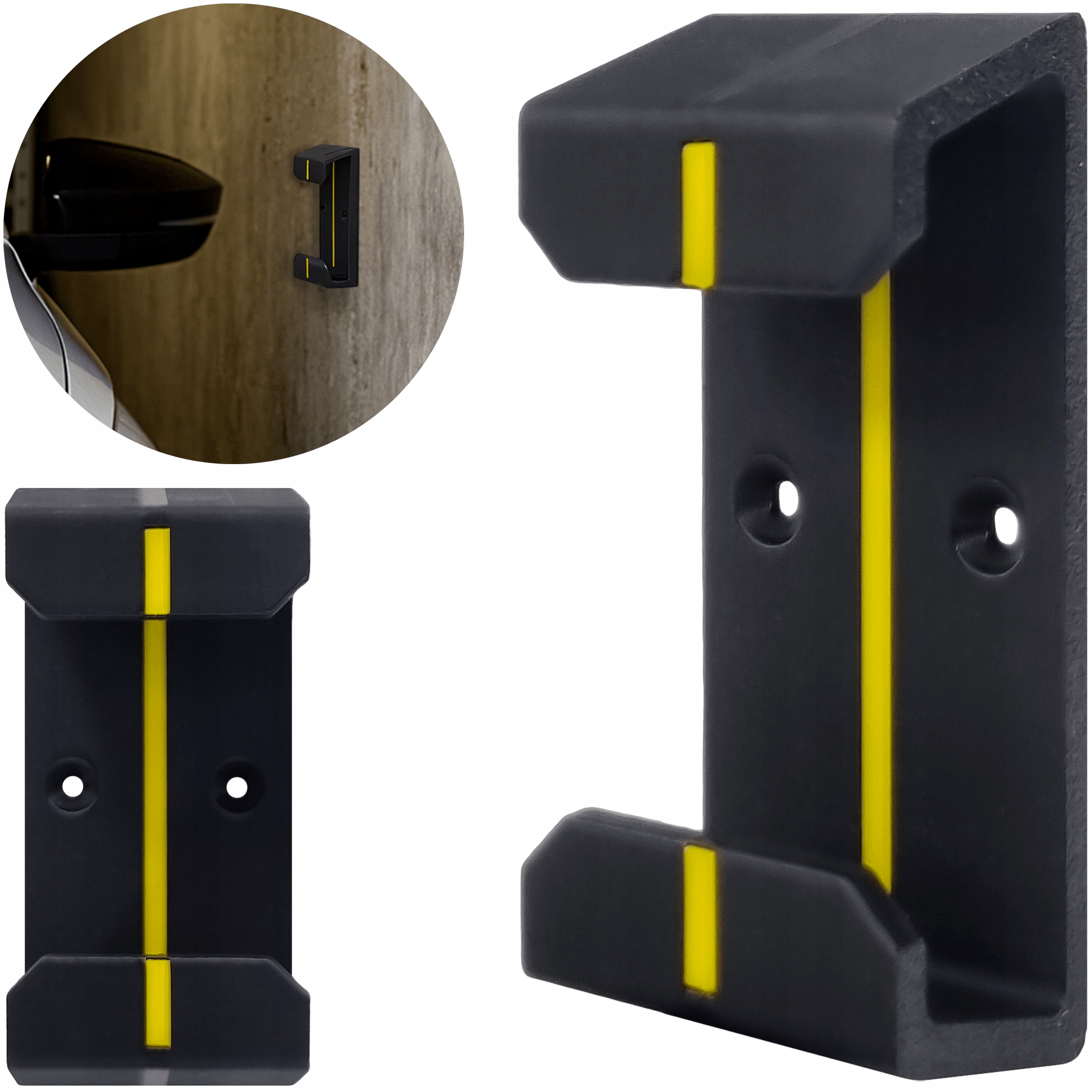 Asystent Parkowania Do Garażu 3D Duży Samoprzylepny 90MM