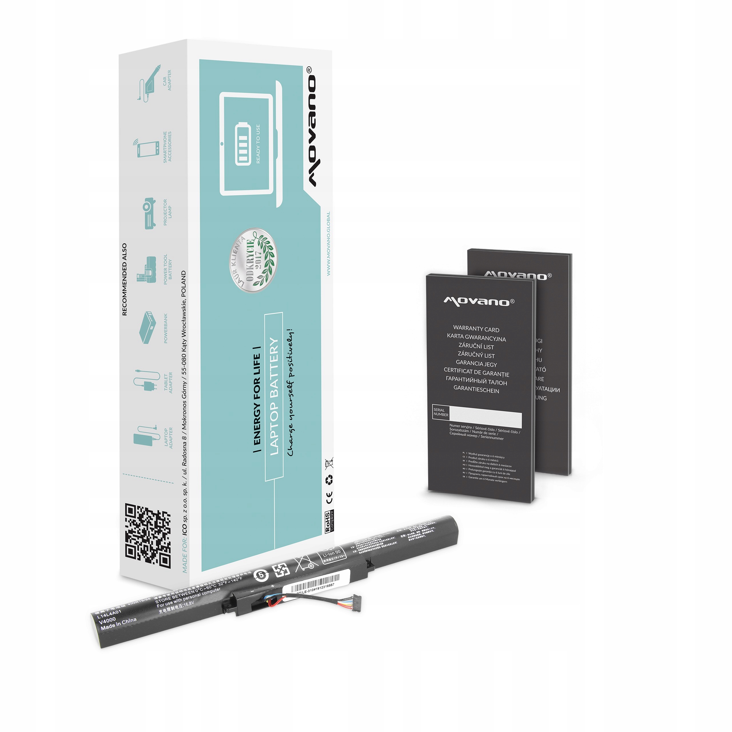 Baterie Movano pro Lenovo IdeaPad 310, 510S