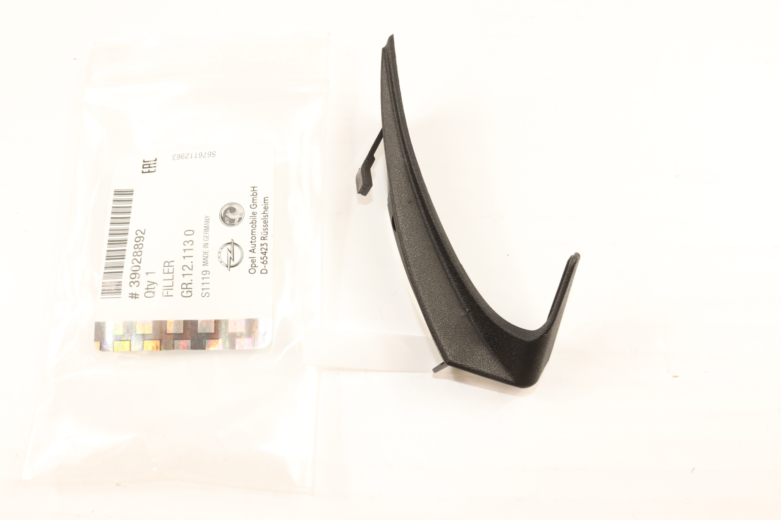 OPEL CROSSLAND LISTEK PODSZYBIA WYPRASKA PRAWA Numer katalogowy części 39028892