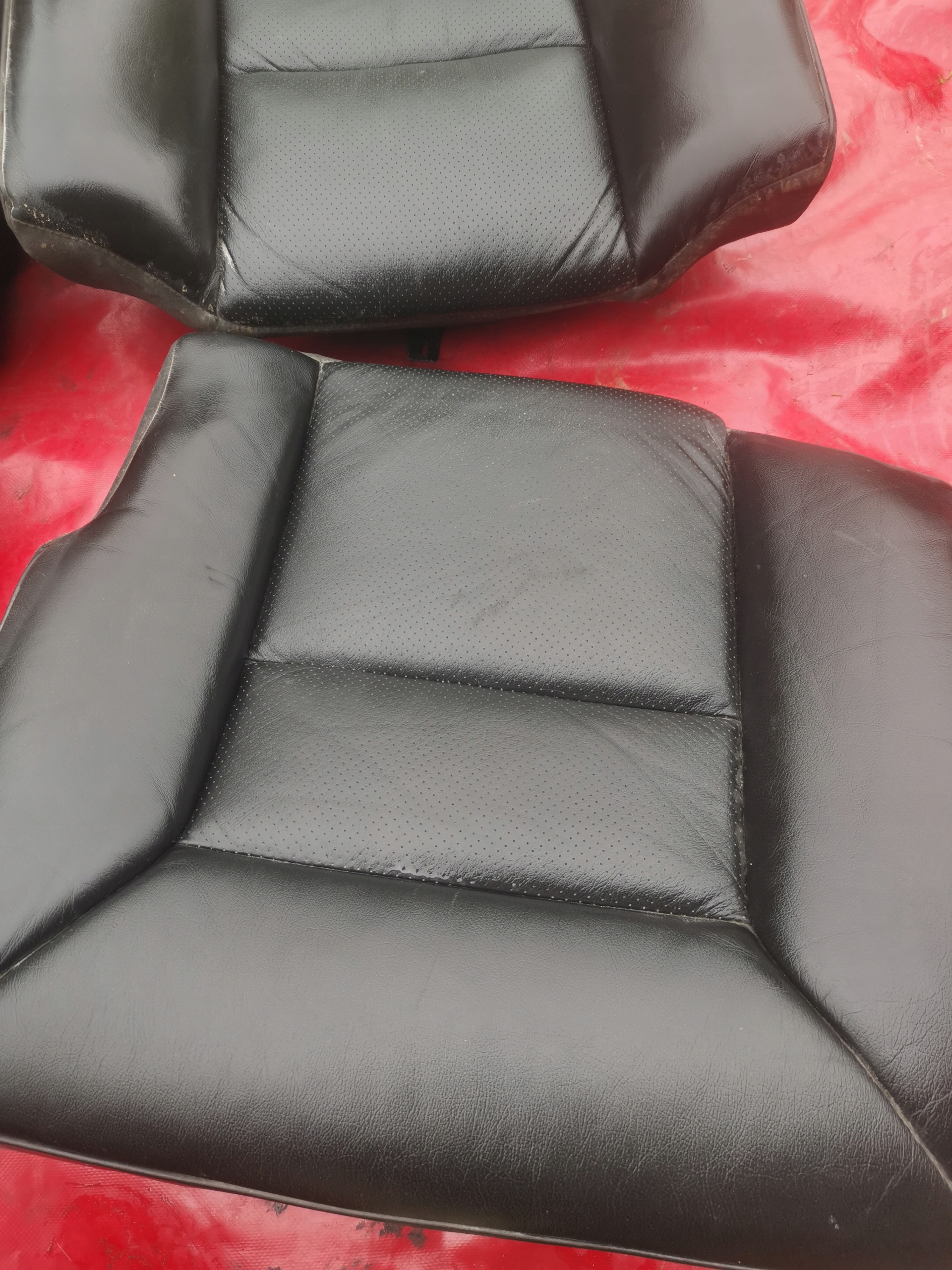 mercedes w124 coupe Sitz heck Leder hinten schwarze