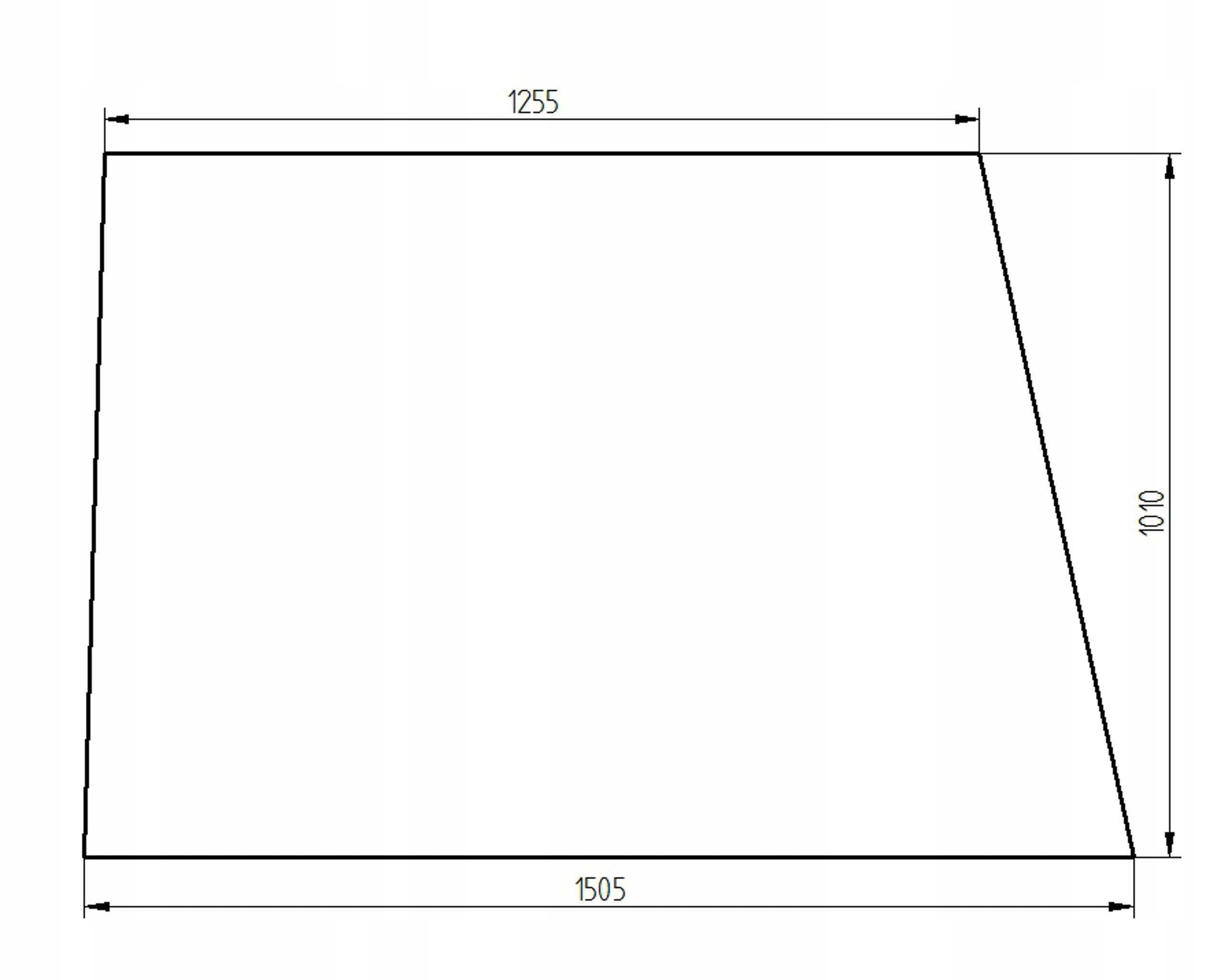sklo teleskopický nakladač Jcb boční 827/20100