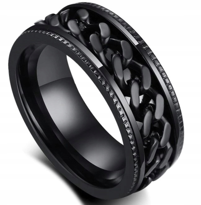 OBRĄCZKA MĘSKA SYGNET STAL SZLACHETNA 316L ROZ 25 Marka Inna marka