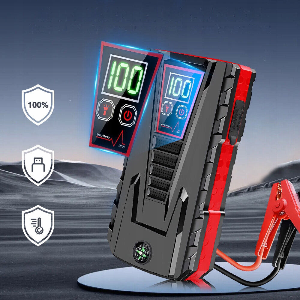 99800 mAh Startér Automobilového Autostartovacího Zařízení, Nouzová Powerbanka