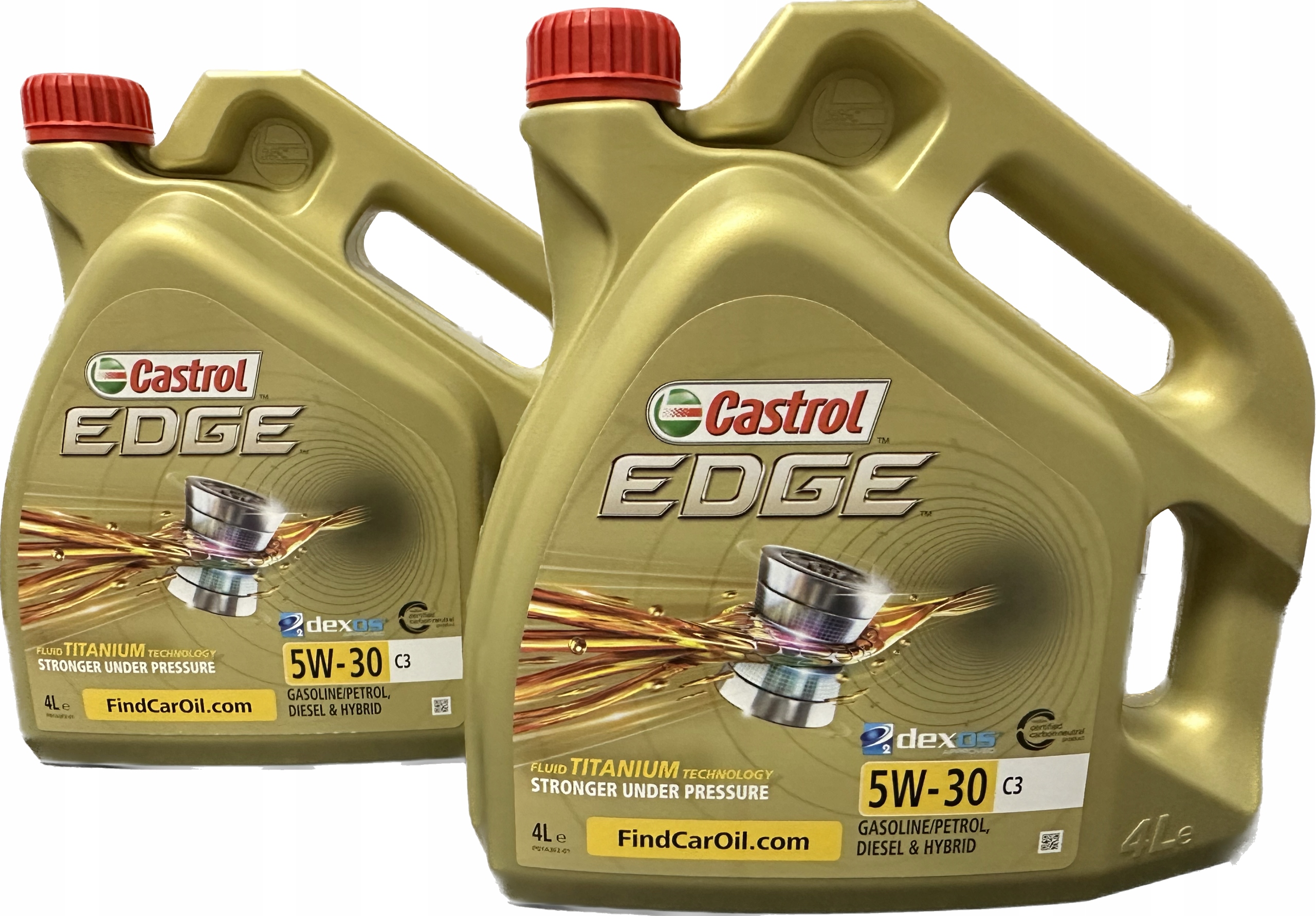 2X CASTROL 5W30 4L. EDGE TITANIUM "C3"