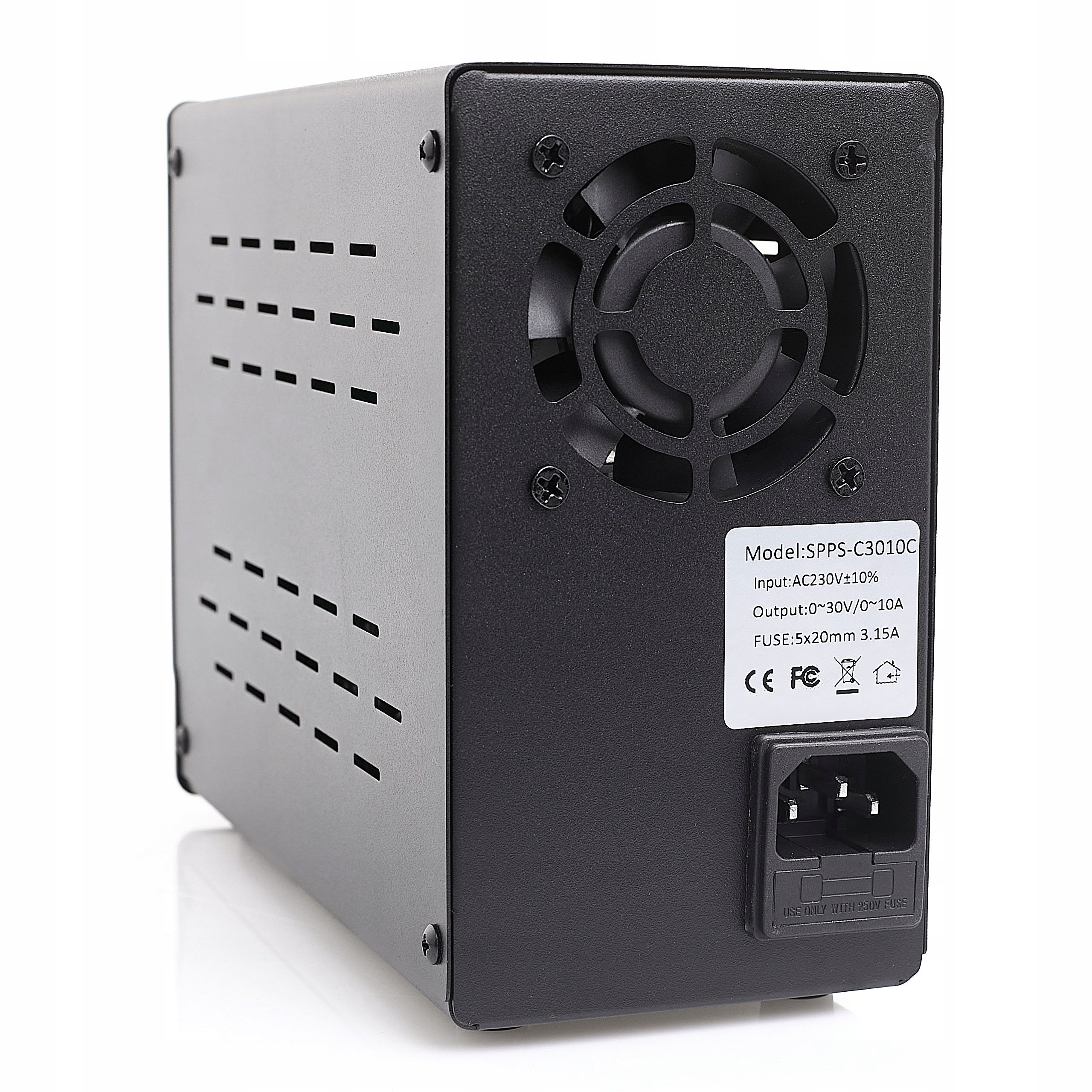 ZASILACZ LABORATORYJNY TECHREBAL SPPS-C3010C 30V 10A ŁADOWANIE AKUMULATORÓW Model 12DB-111E8