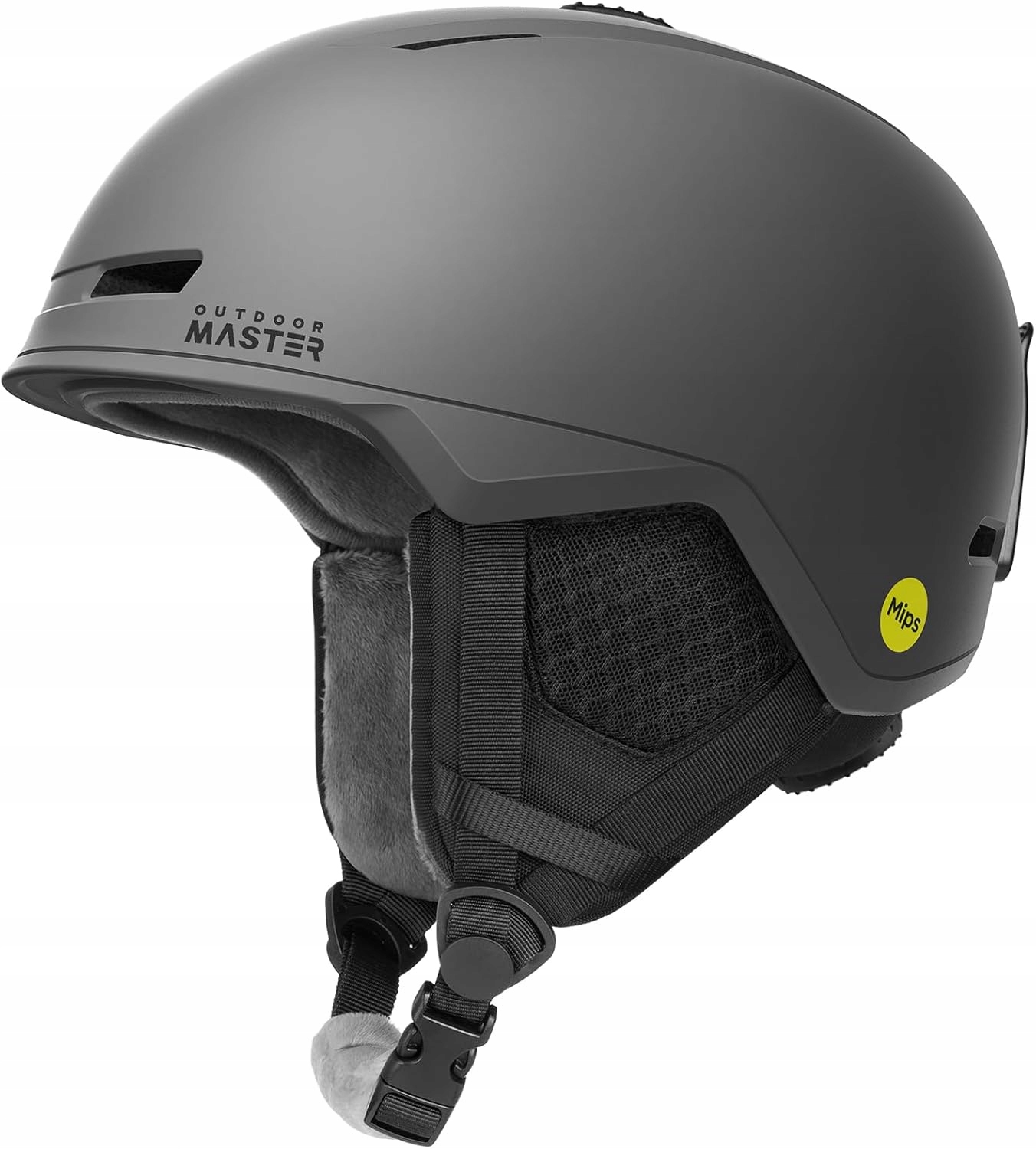 Kask Narciarski Snowboardowy Outdoormaster Diamond Mips S 51-54CM Matowy