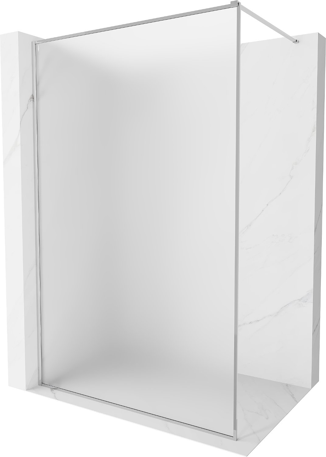 Mexen Kioto-f Ścianka Prysznicowa Walk-in Ramka 120x202 Chrom