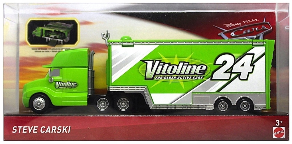 

Mattel Cars Auta Steve Carski Hauler Tir #24 Vitol