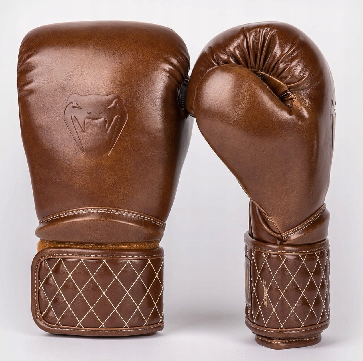 Rękawice bokserskie Venum Impact Classic Shiny Havana 14oz