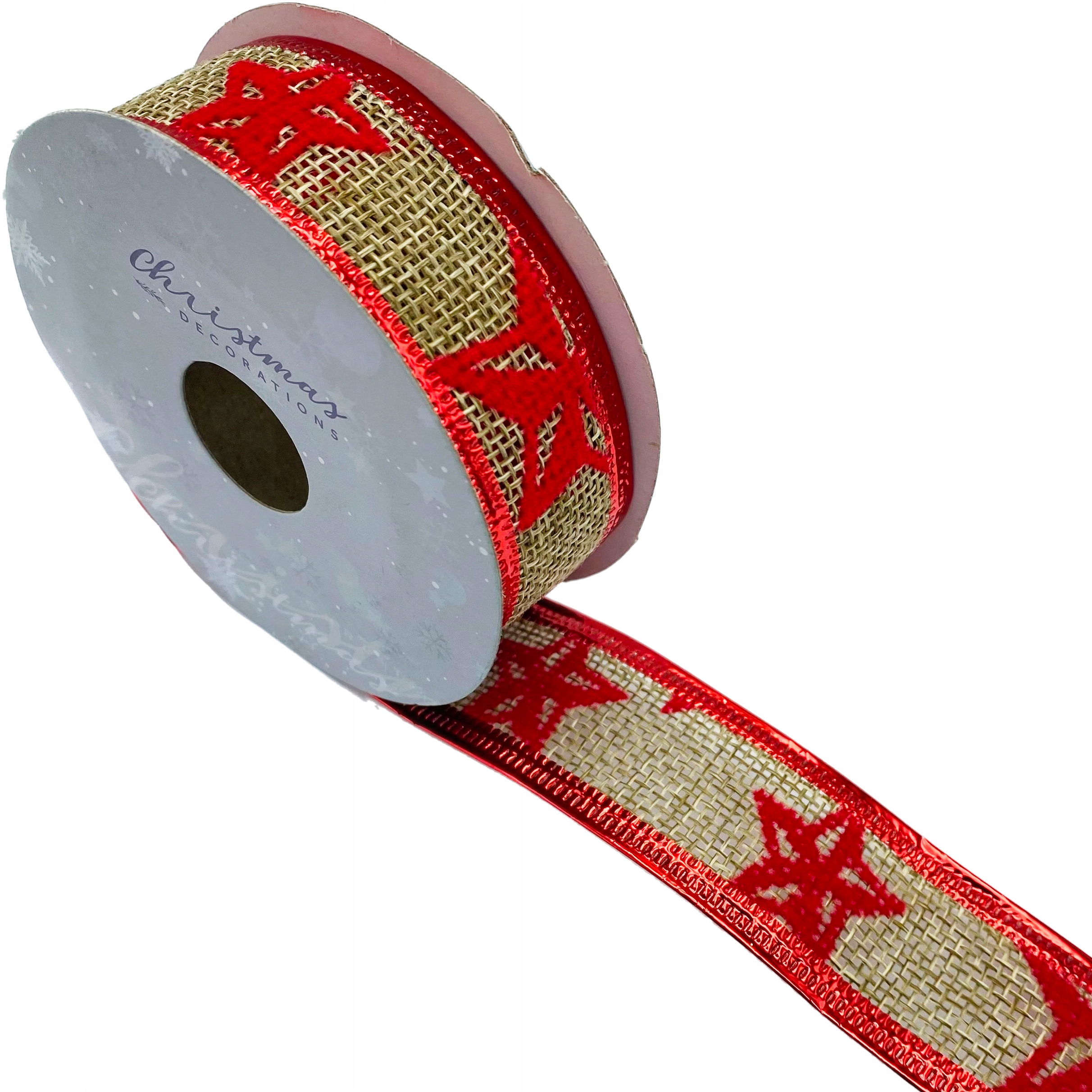 

Wstążka Świąteczna pakowania ozdabiania prezentów