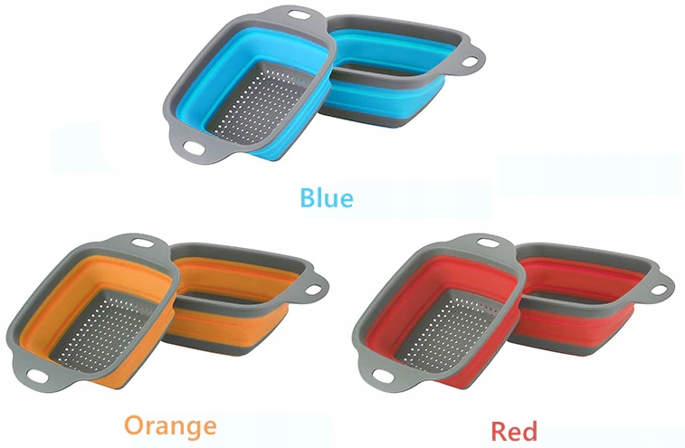 SILIKONOWY DURSZLAK CEDZAK SITKO SKŁADANY OCIEKACZ Kod producenta 1963