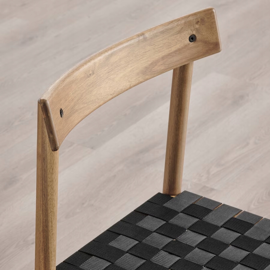 IKEA NACKANAS Stół i 4 krzesła akacja 80 cm Liczba elementów w zestawie 5