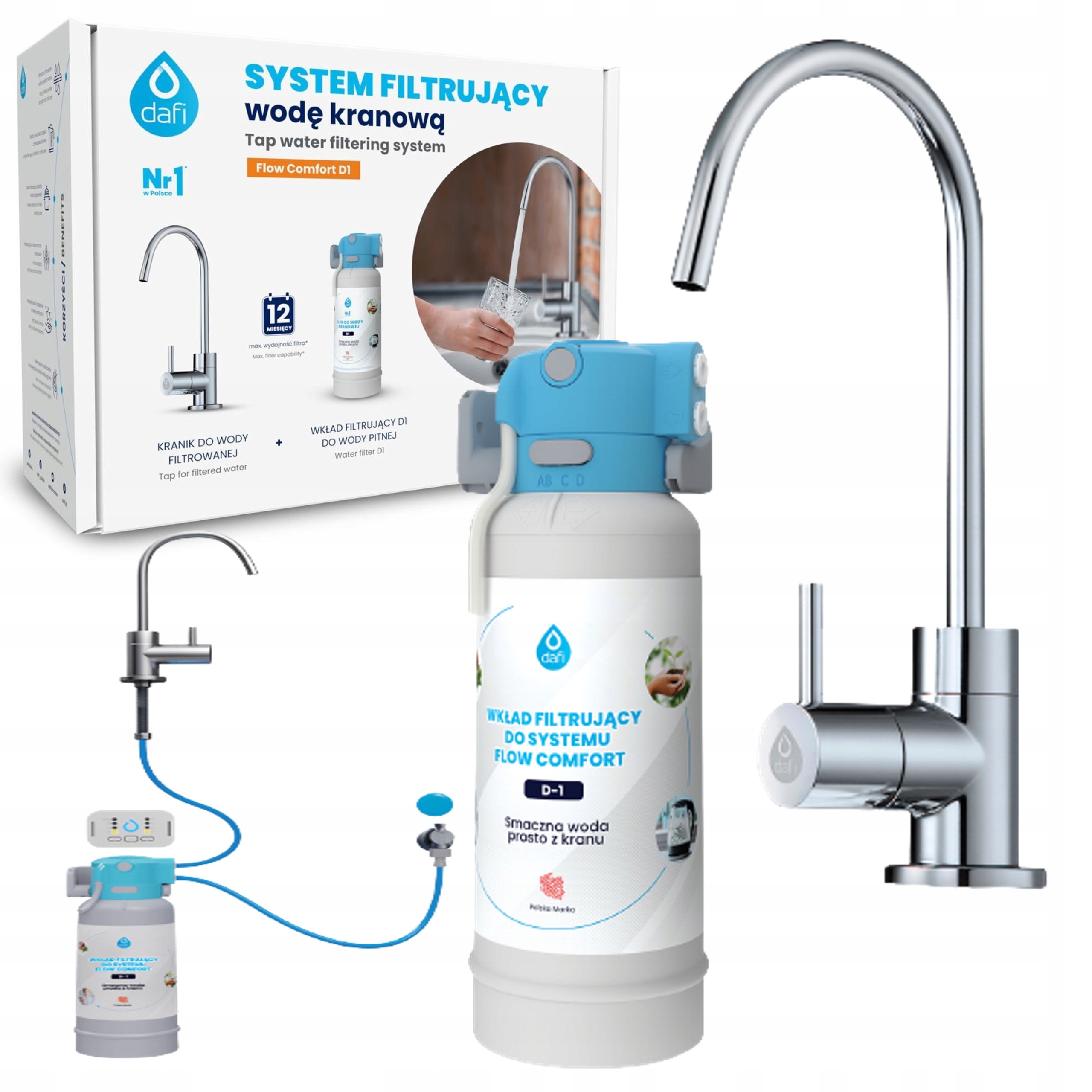 

Filtr Podzlewowy Flow Comfort D1 Dafi Bateria