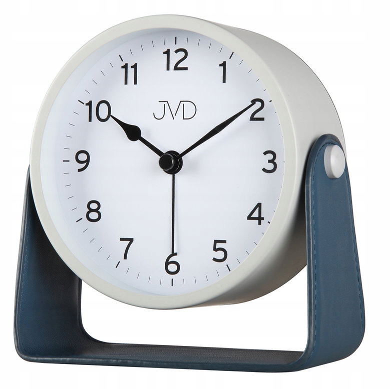 Velký Šedý Budík Jvd SRP2313.2 Tichý Mechanismus Nastavení Úhlu Kůže 12 cm