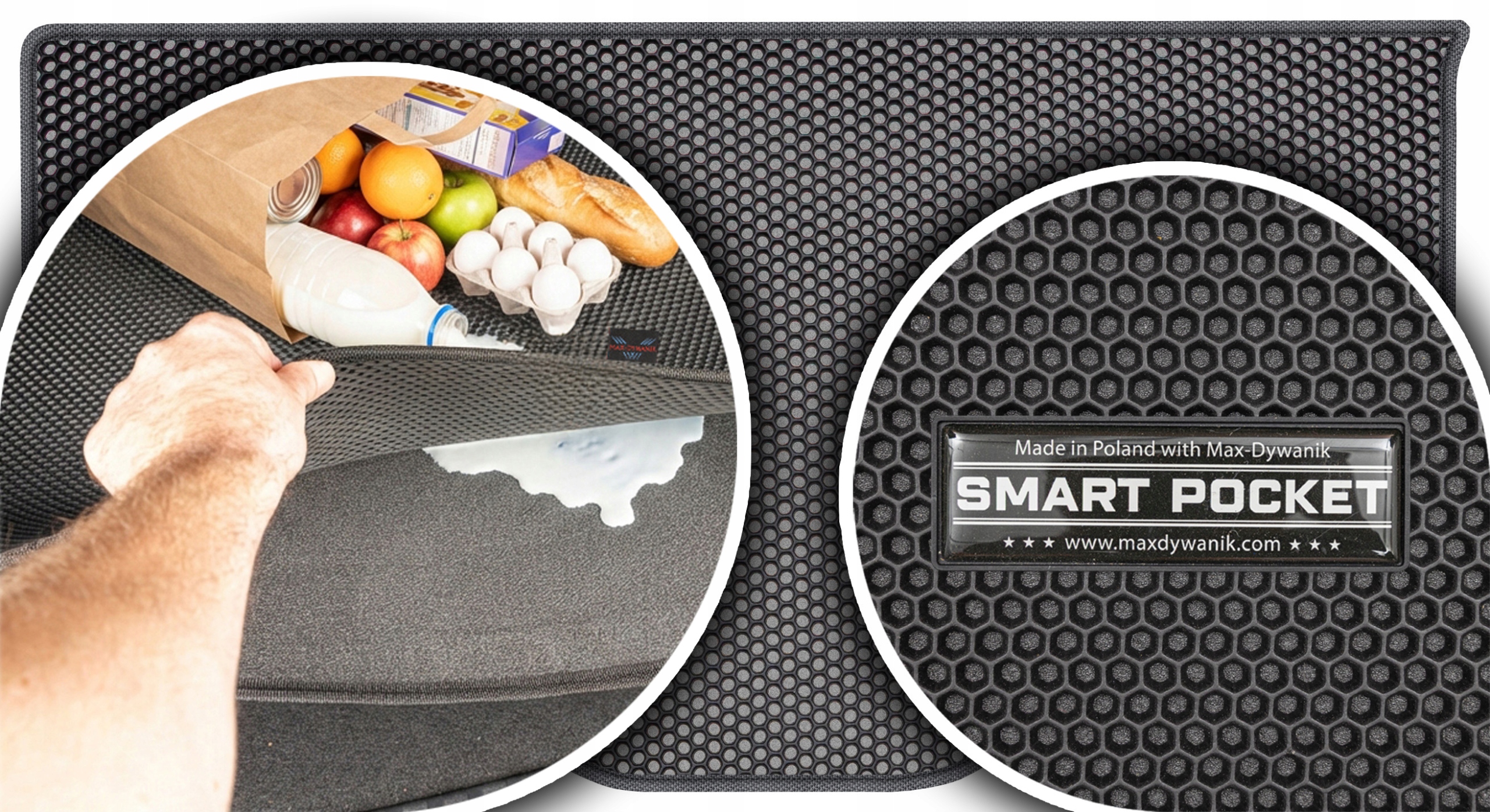 Fiat Panda III Hatchback 2012- Vložka do zavazadlového prostoru Eva Smart Pocket