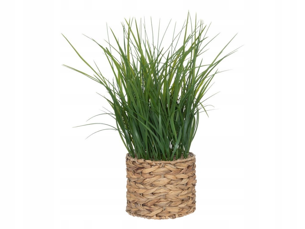 Umelá tráva v kvetináči s vodného hyacintu, vyššie. 70 cm