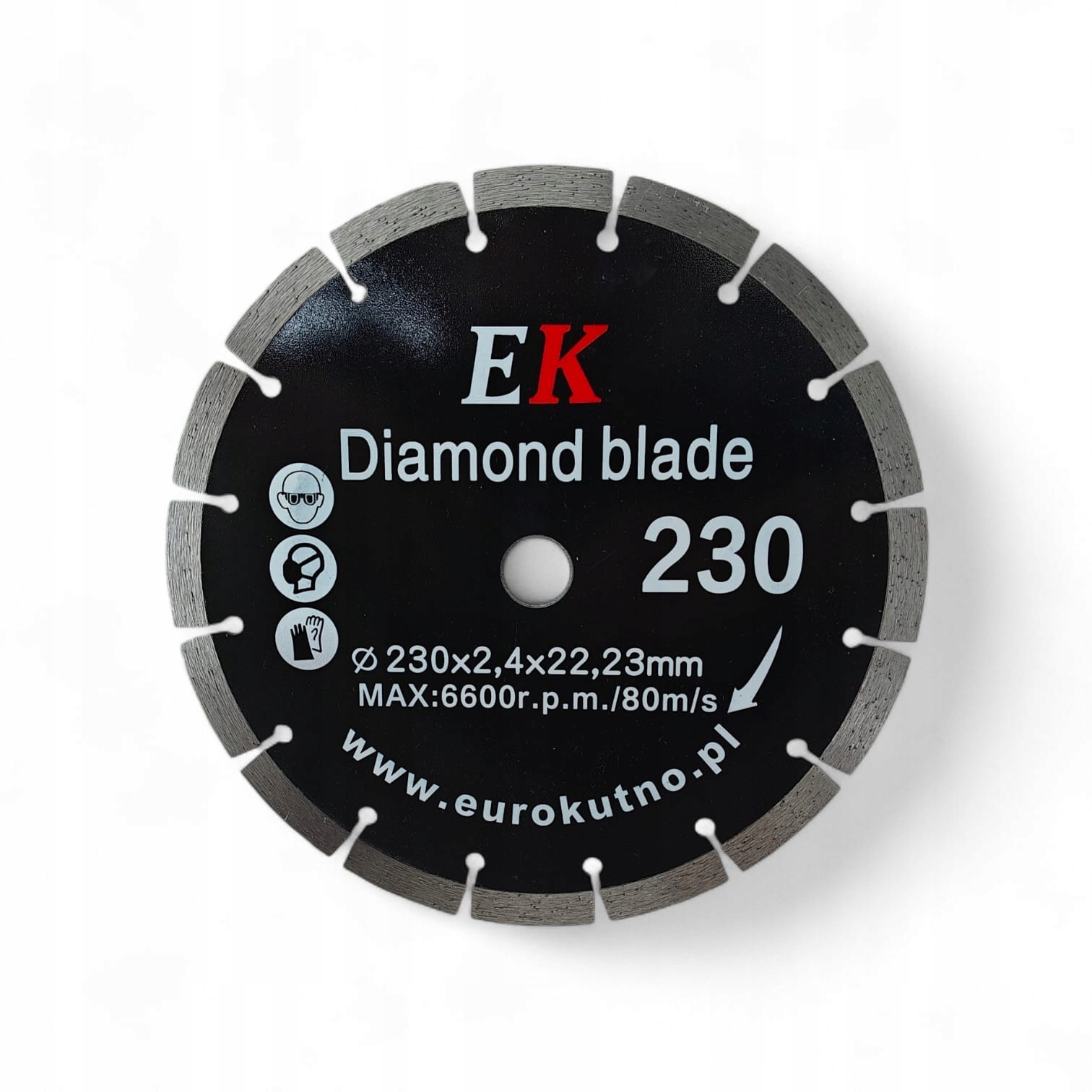 Segmentový diamantový kotouč 230 mm na beton, dlažbu, cihly 10 ks