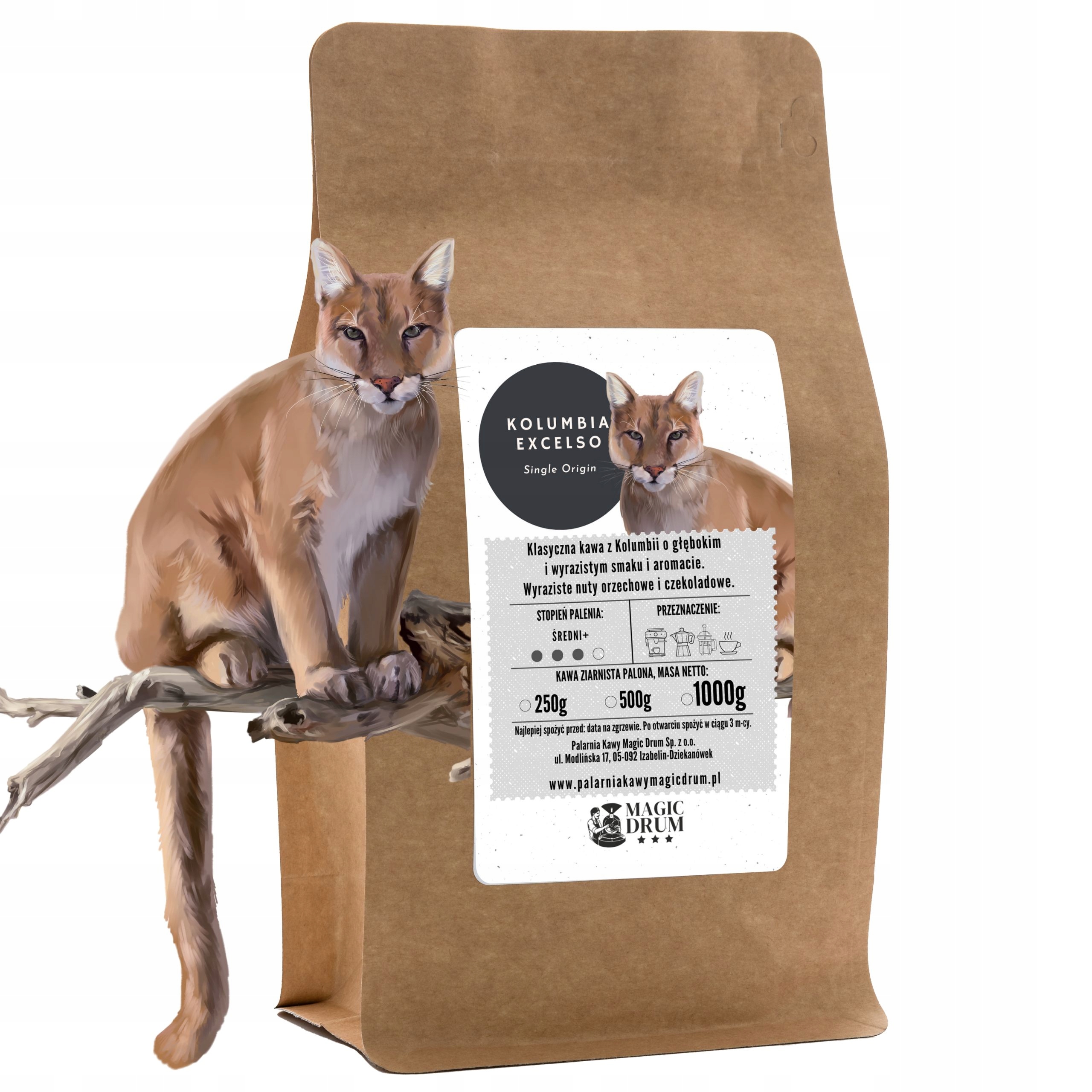 Levně Káva zrnková Kolumbie 1 kg, čerstvě pražená arabica