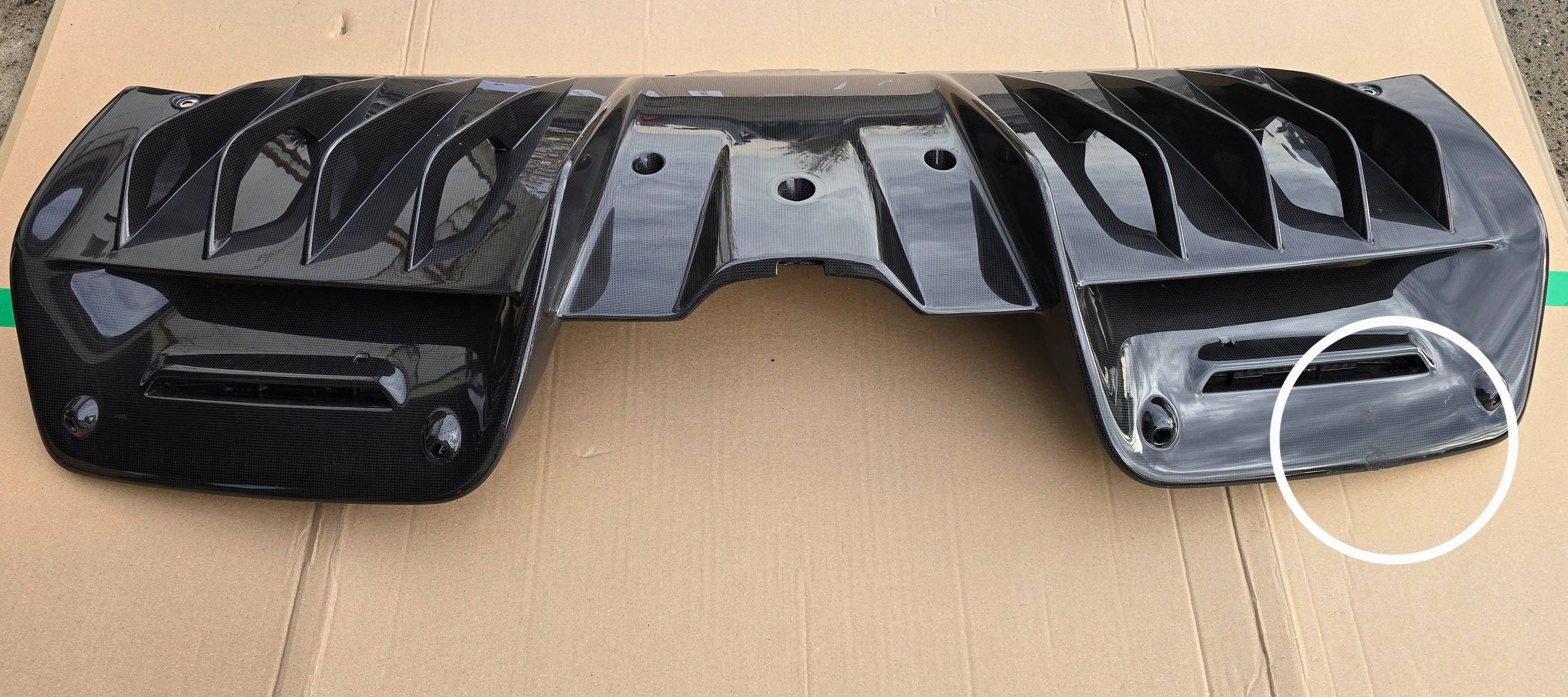 Ferrari SF90 Stradale rear part bumper rear carbon