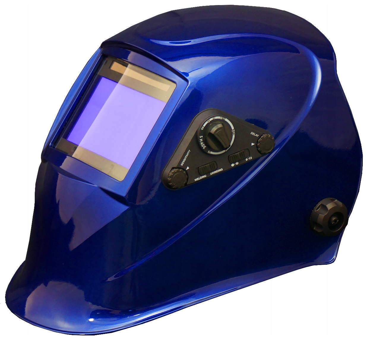 Przyłbica Automatyczna Turbo Niebieska Magnum