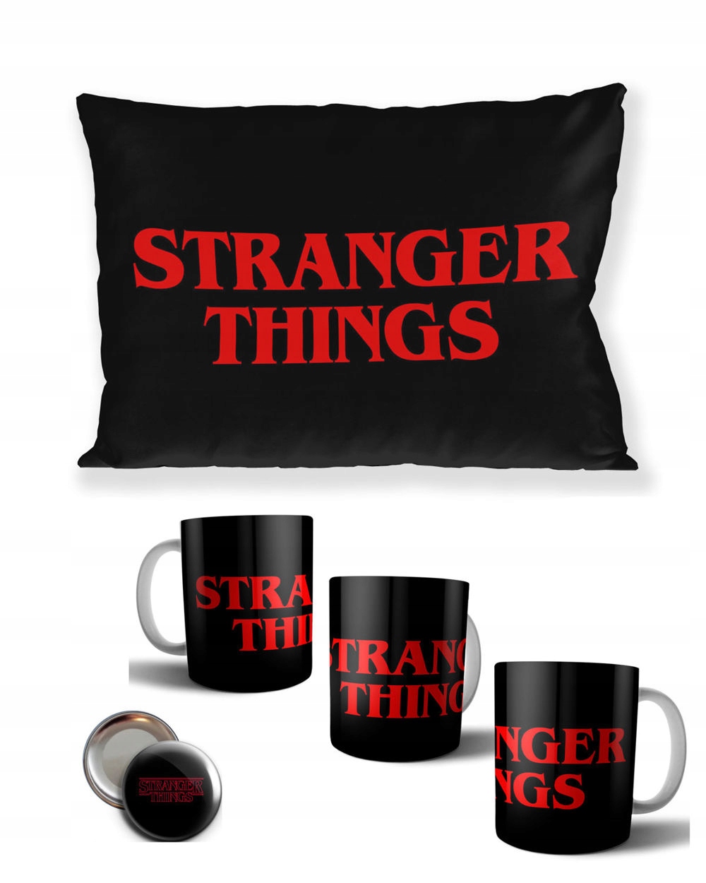 

Zestaw Stranger Things Poduszka Kubek Prezent!