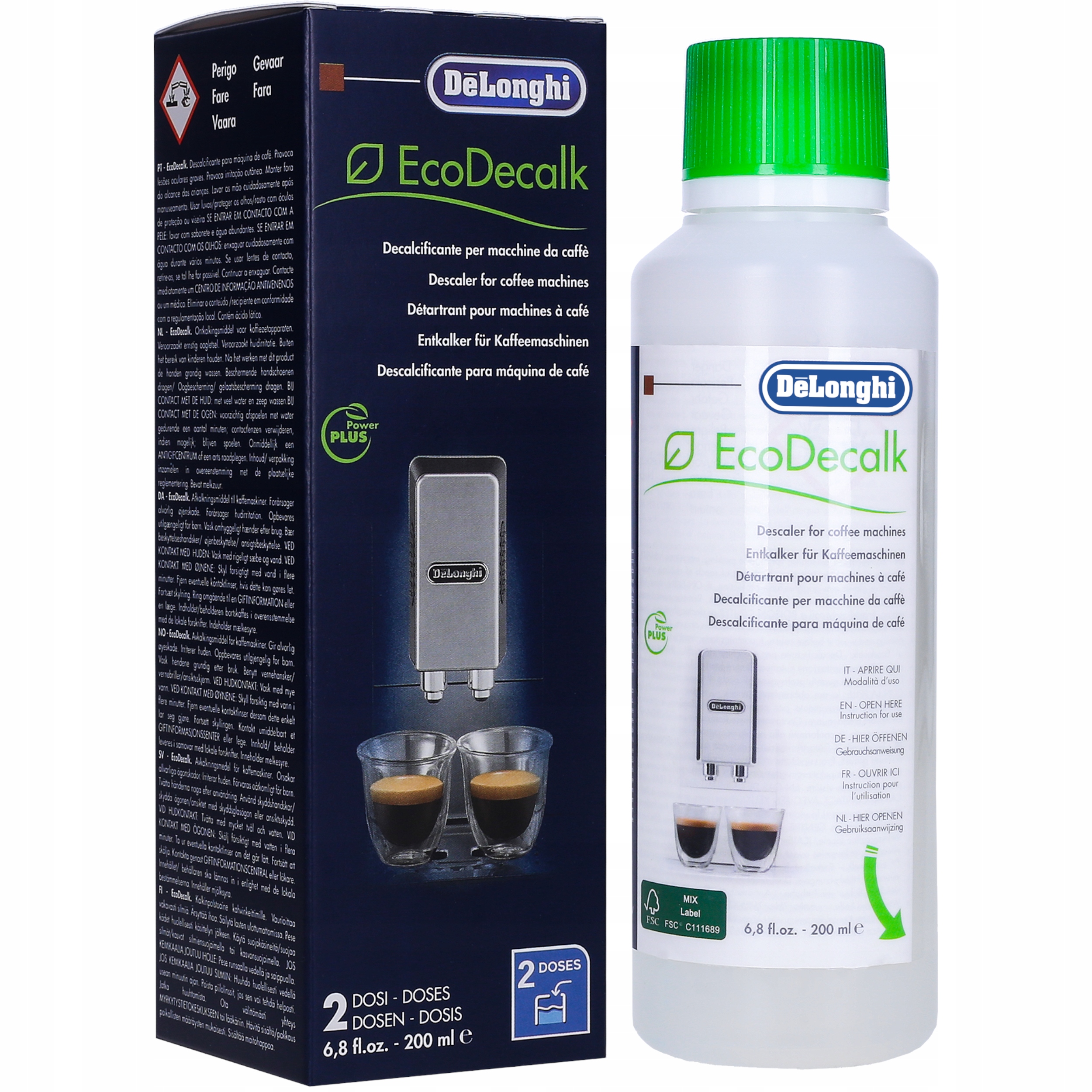 DELONGHI EcoDecalk DLSC202 200 ml Odkamieniacz do ekspresu