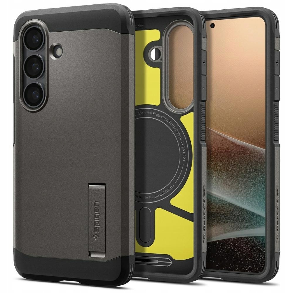 Etui Spigen Tough Armor Mag MagSafe do Samsung Galaxy S26 gunmetal