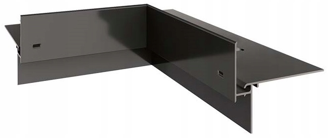 Narożnik wewnętrzny 90 stopni do systemu Renoplast W35+ Grafitowy