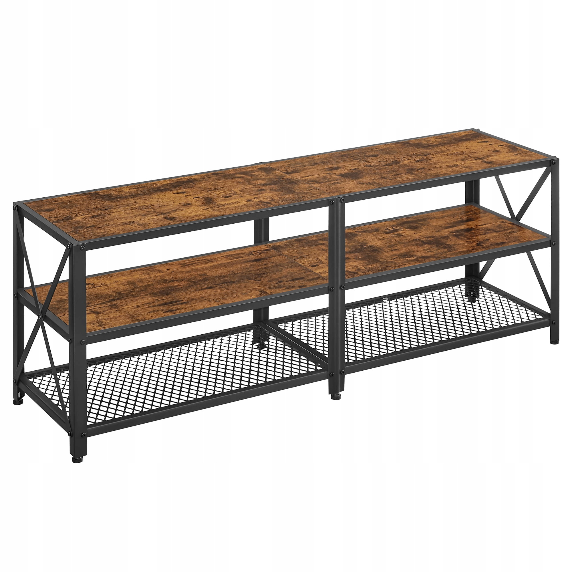 Szafka RTV pod telewizor rustykalna LOFT INDUSTRIAL 140cm