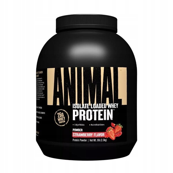 Universal Nutrition Animal Whey Jahoda Prášek 1810 g