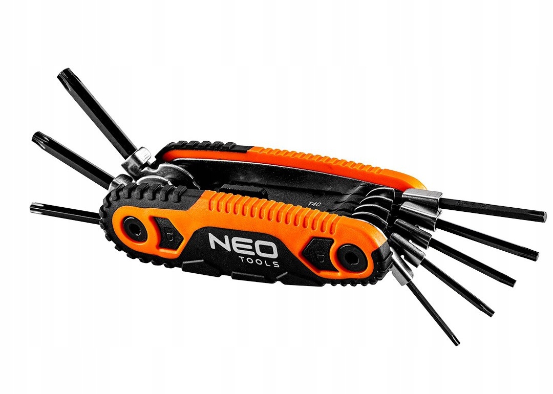 

Neo Klucze Torx z uchwytem T9 T40 zestaw 09-573
