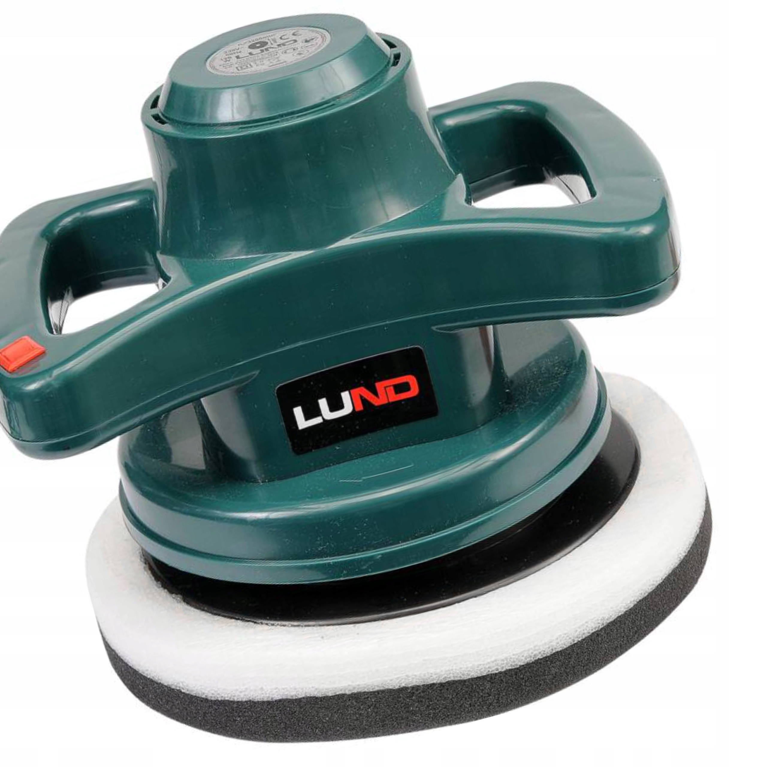 SZLIFIERKA POLERKA SAMOCHODOWA DWURĘCZNA 120W 240MM 3200 MIN/OBR IP20 LUND Marka Lund