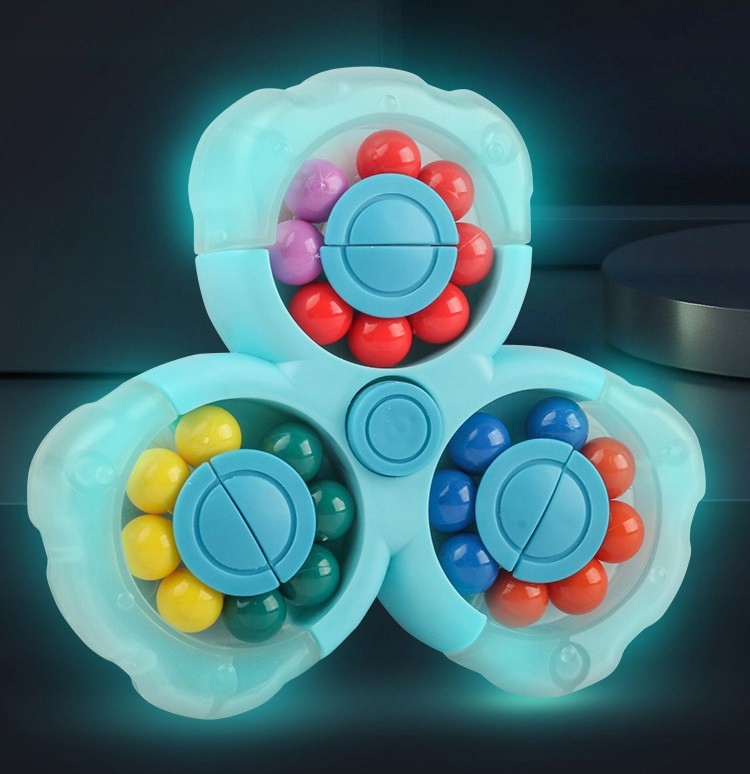 ZABAWKA ANTYSTRESOWA KOSTKA FIDGET SPINNER 2w1 Bohater brak