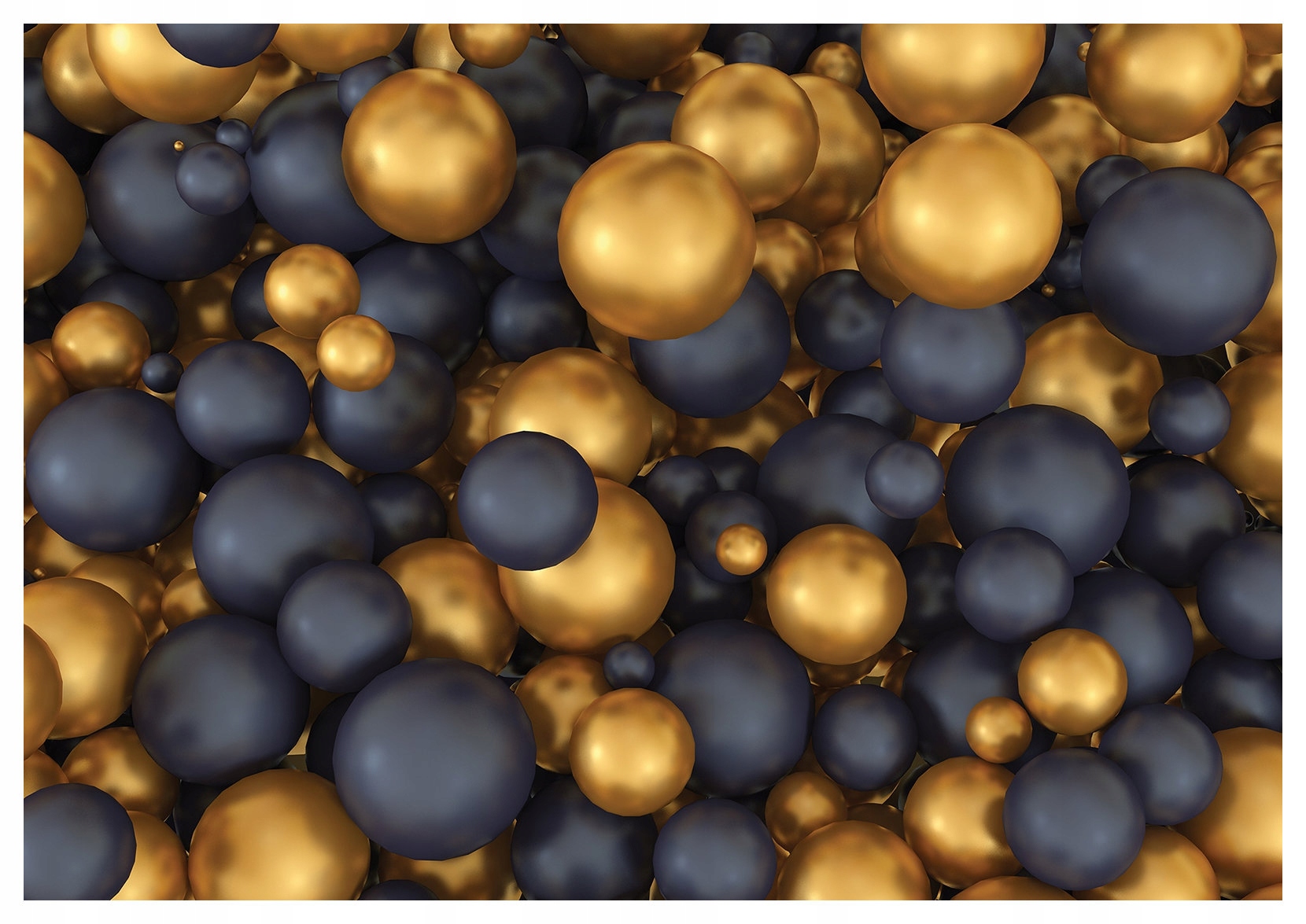 Tapeta Sféry Granátové jablko Zlato Abstrakce Elegantní design 368x254 vinyl lepidlo