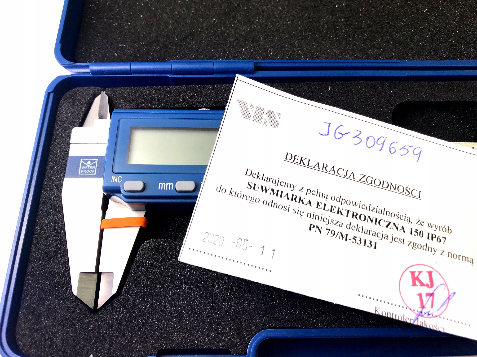 Suwmiarka elektroniczna cyfrowa 150MM IP67 VIS Marka VIS